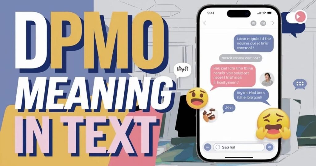 Screenshot of chat with “dpmo” highlighted in messages.
Represents dpmo meaning in text for casual texting situations.
Helps users understand online slang abbreviations.