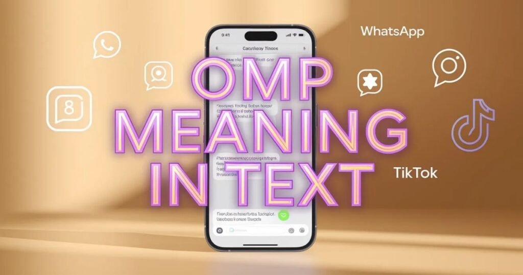 Visual guide describing omp meaning in text with emojis.
Highlights emotional reactions in online conversations.
Perfect for learning slang used by teens and young adults.