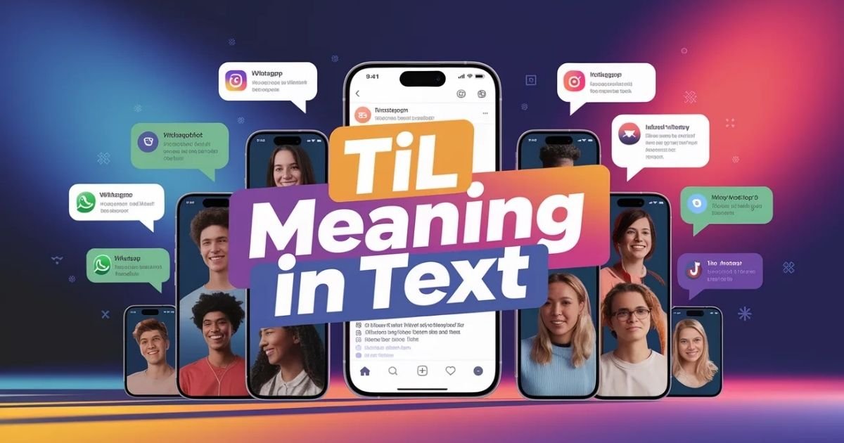 TIL meaning in text explained with a mobile chat conversation Example showing how TIL is used in everyday texting Visual guide to understand til meaning in text clearly