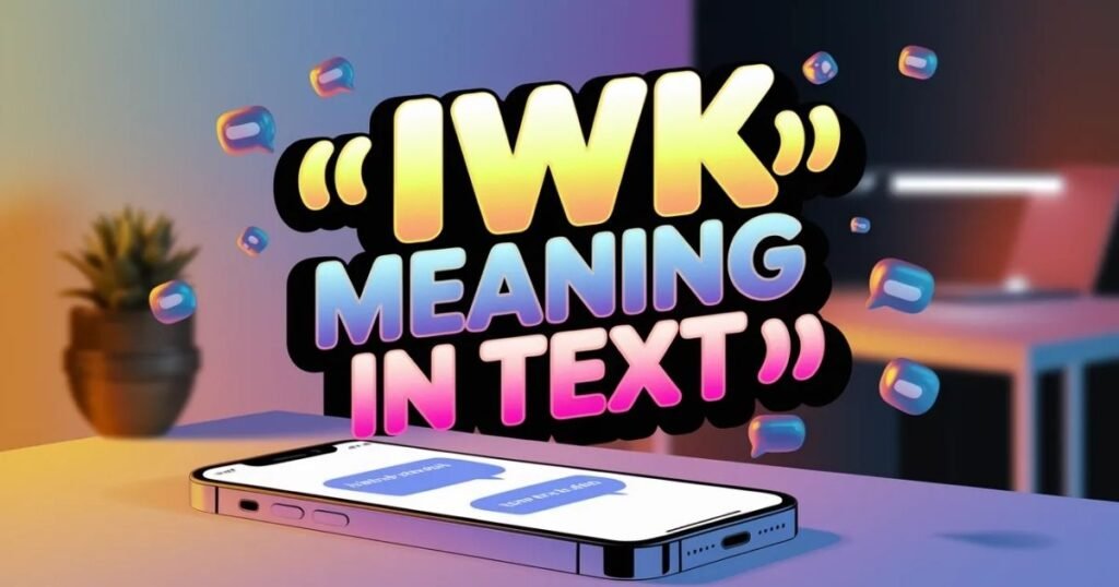 What does IWK mean
IWK meaning in text explained
Helpful for social media chats