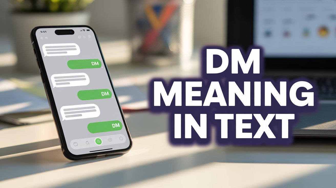 dm meaning in text