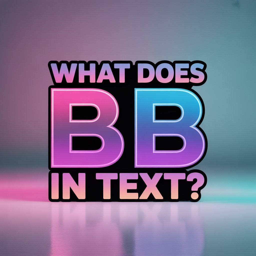 what does bb mean in text
