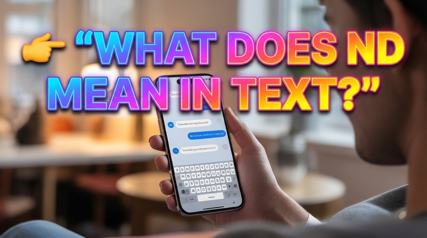 what does nd meaning in text