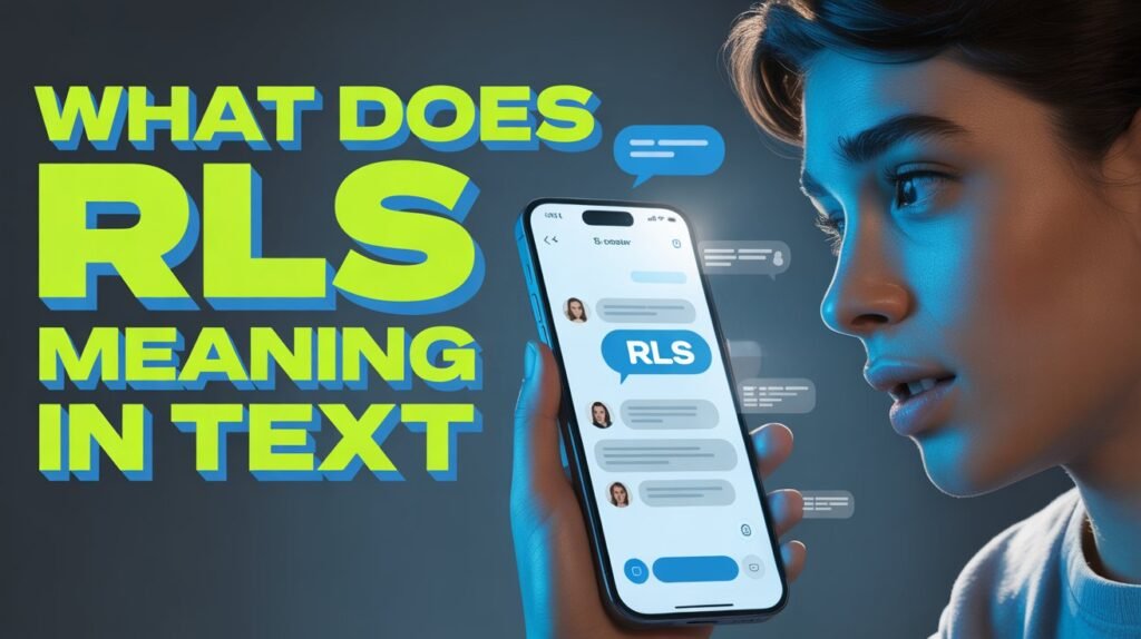 what does rls meaning in text
