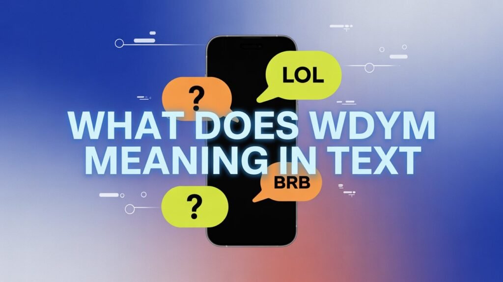 WDYM meaning in chat