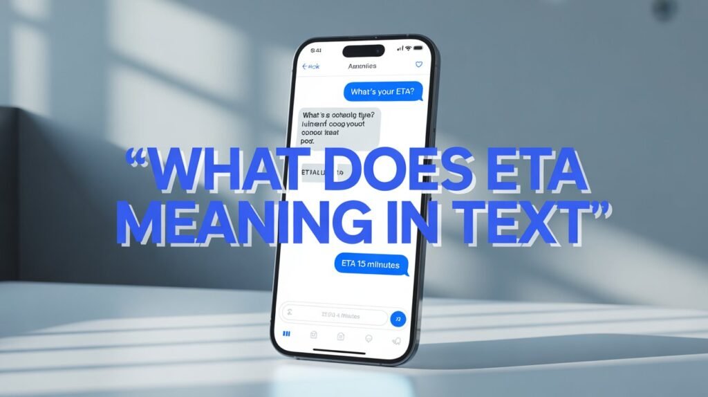 what does ETA usage, ETA meaning WhatsApp