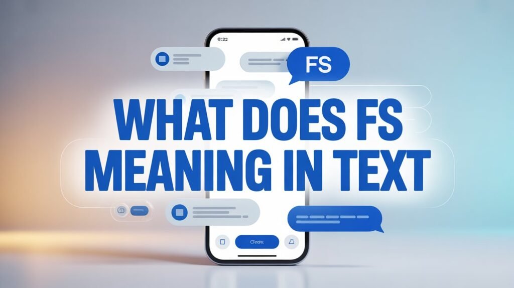 what does FS meaning WhatsApp