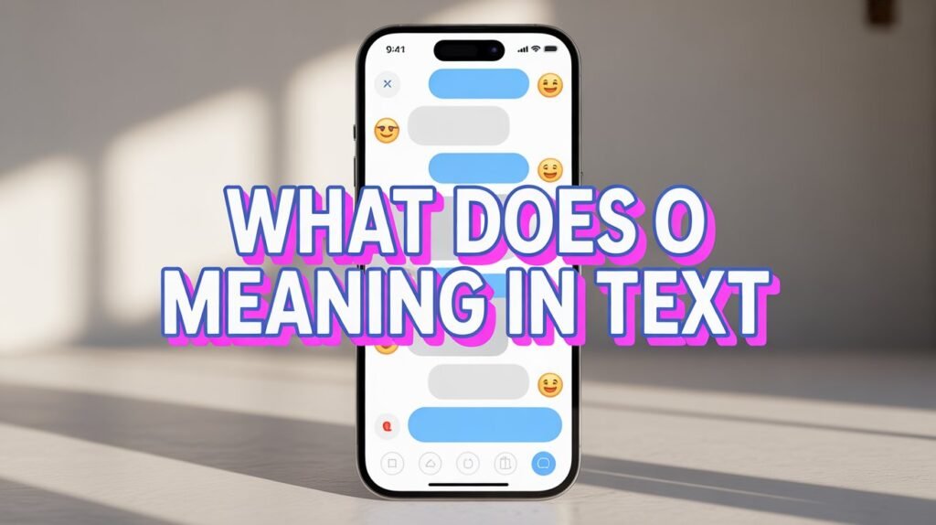 what does   O meaning in text