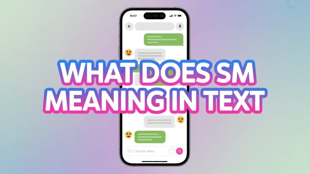 what does SM slang meaning