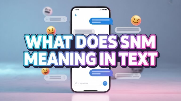 what does snm meaning in text