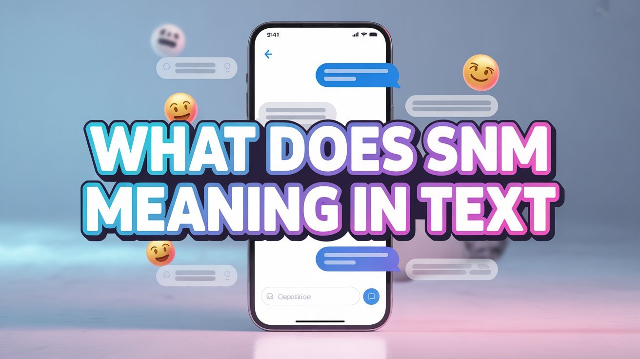 what does snm meaning in text