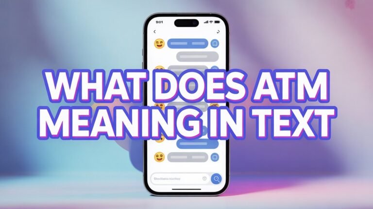 what does atm meaning in text