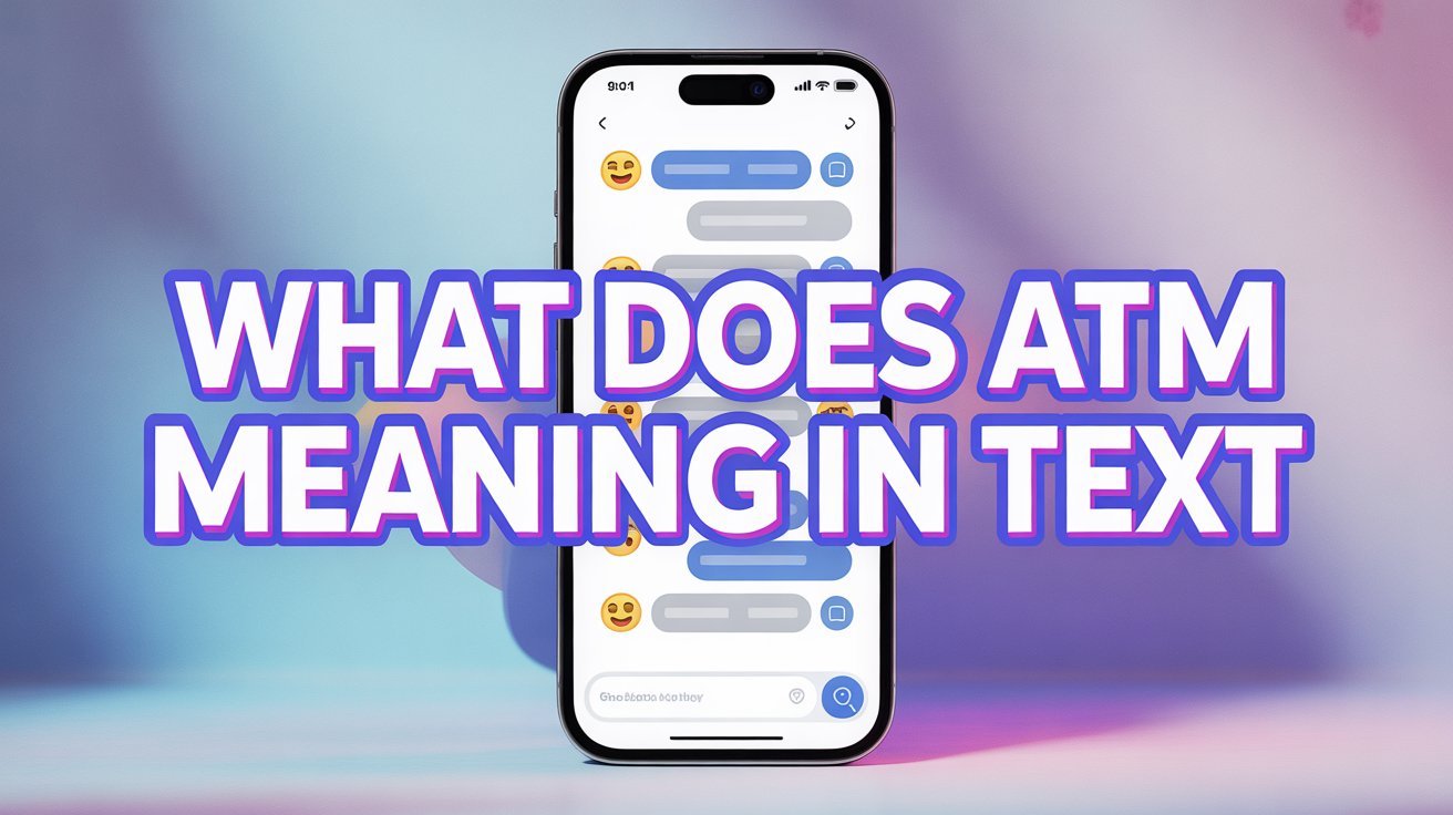 what does atm meaning in text