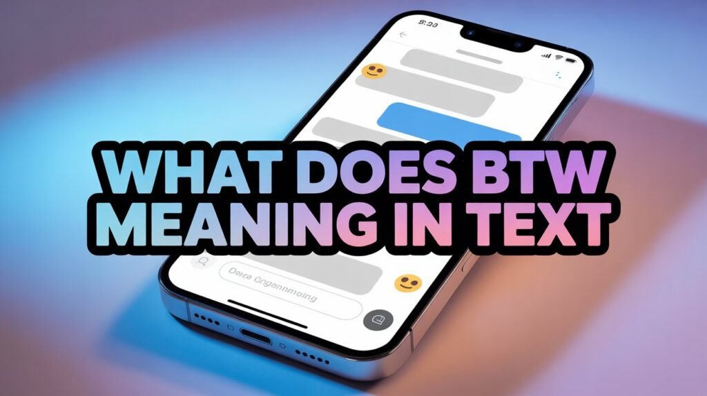 what does btw in chat