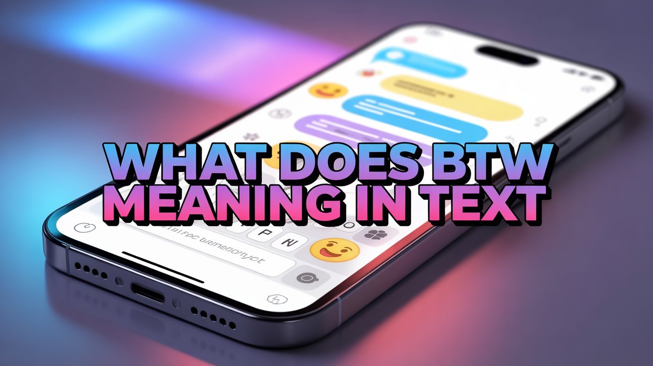 what does btw meaning in text