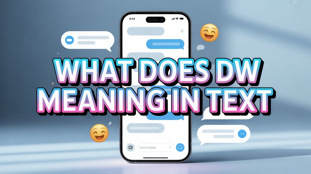 what does dw meaning in text