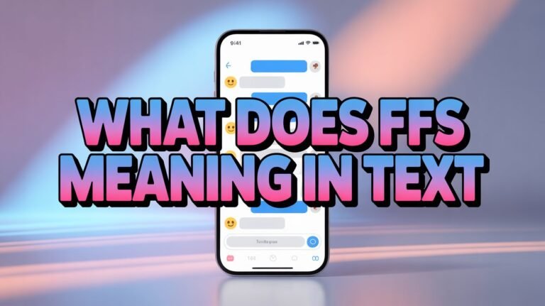 what does ffs meaning in text