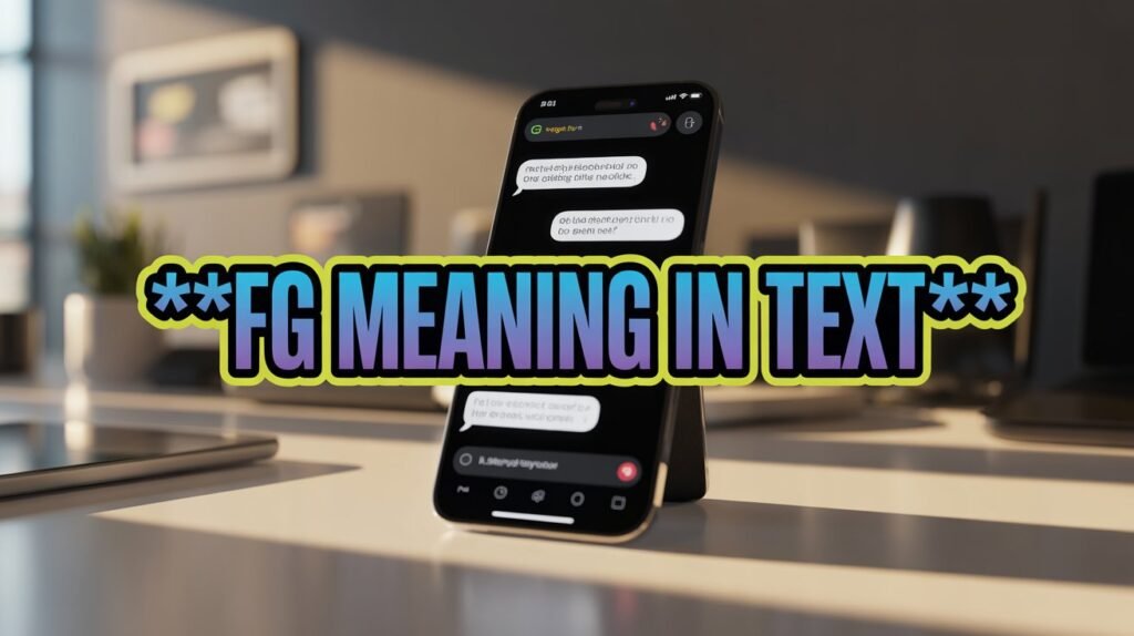 what does  fg meaning in text