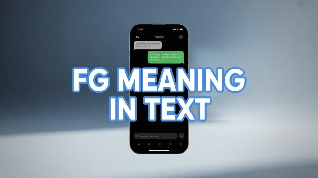 what does fg meaning in text