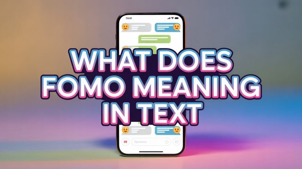 what does fomo meaning in chat