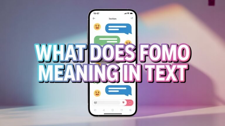 what does fomo meaning in text