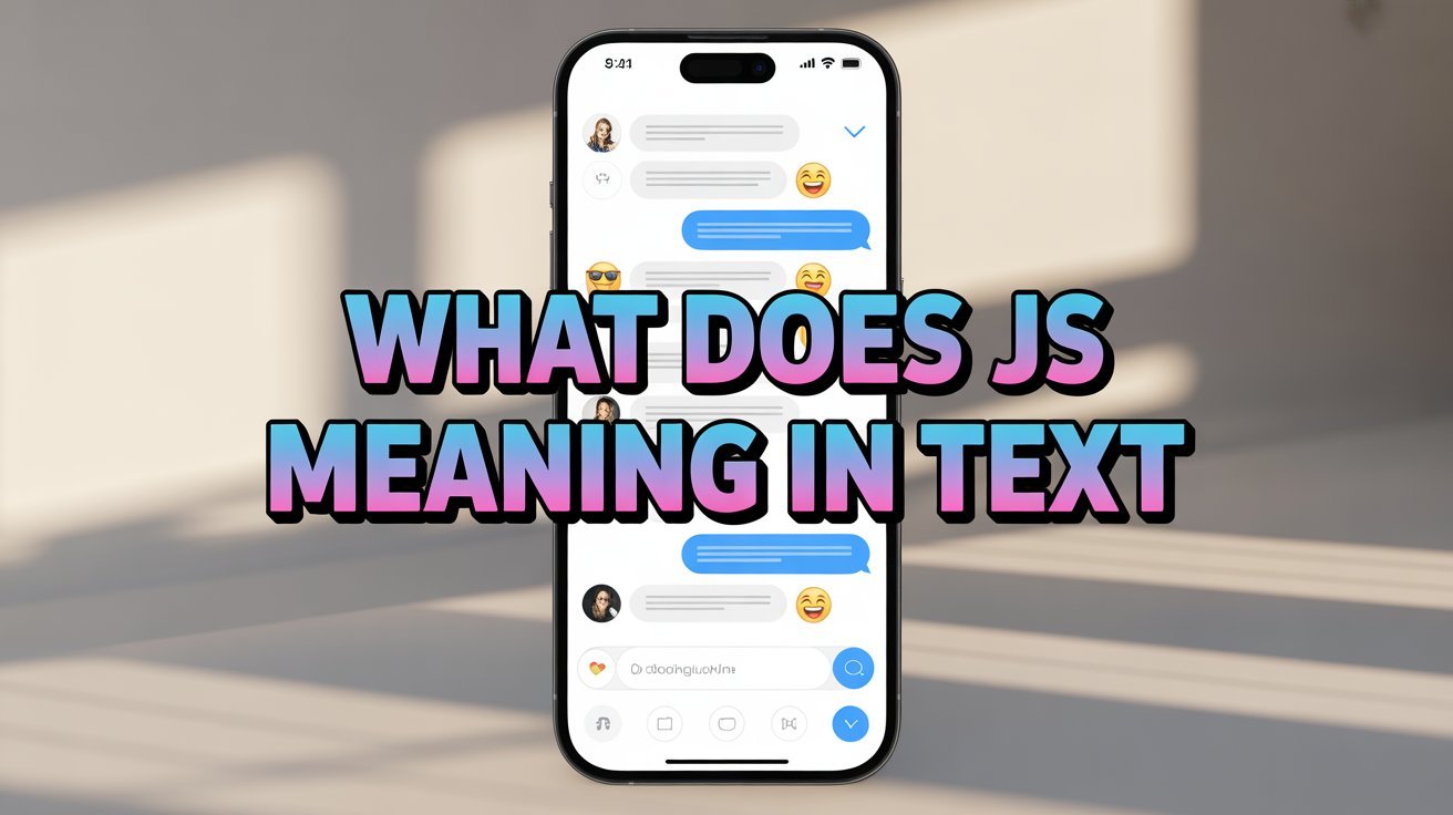 what does js meaning in text