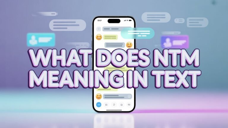 what does ntm meaning in text