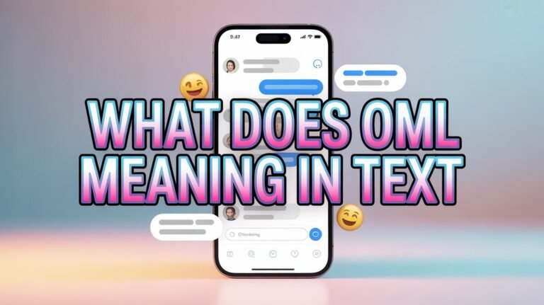 what does oml meaning in text