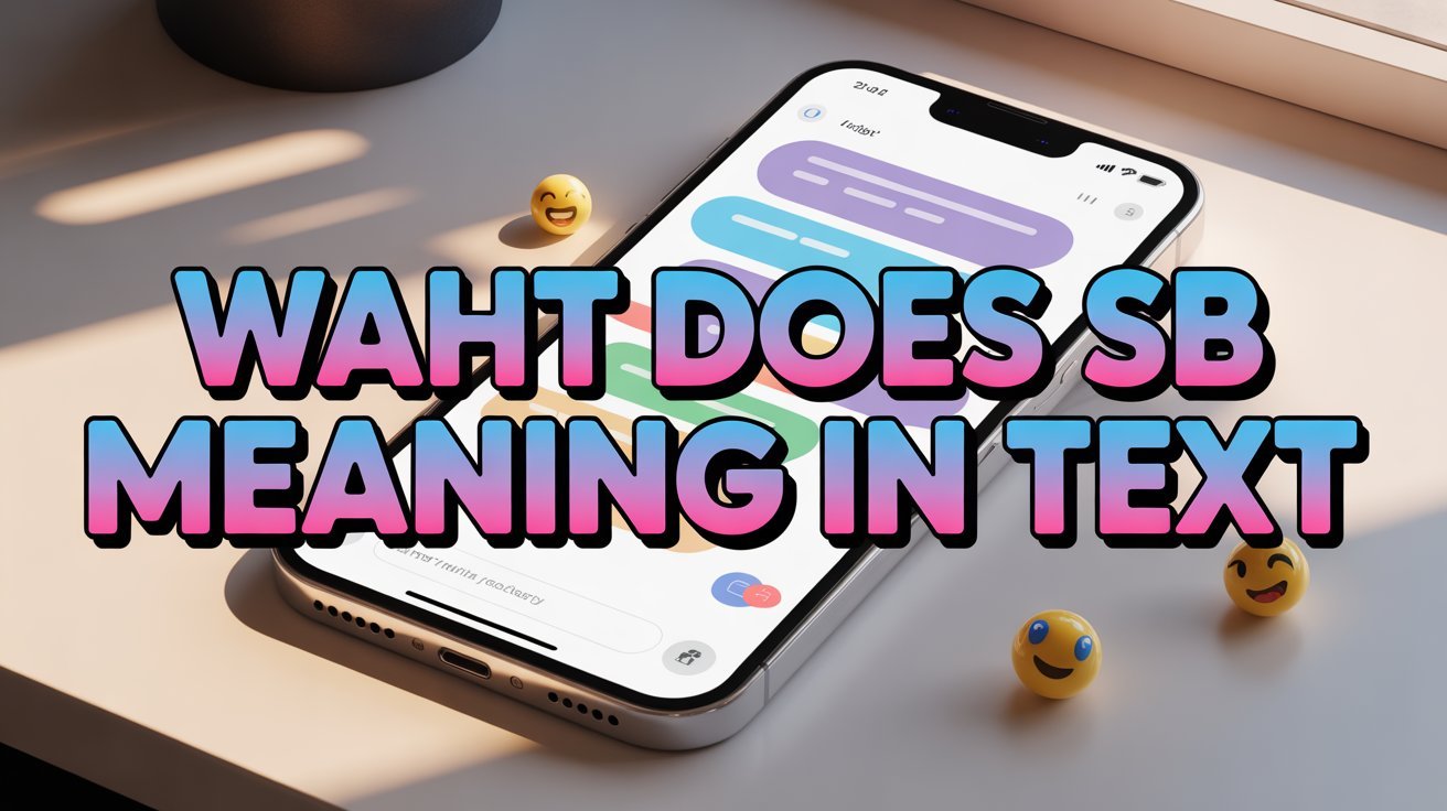 what does sb meaning in text