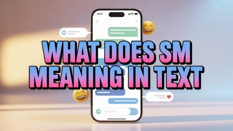 what does sm meaning in text