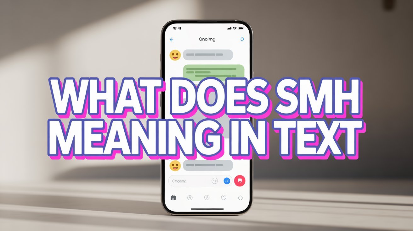 what does smh meaning in text