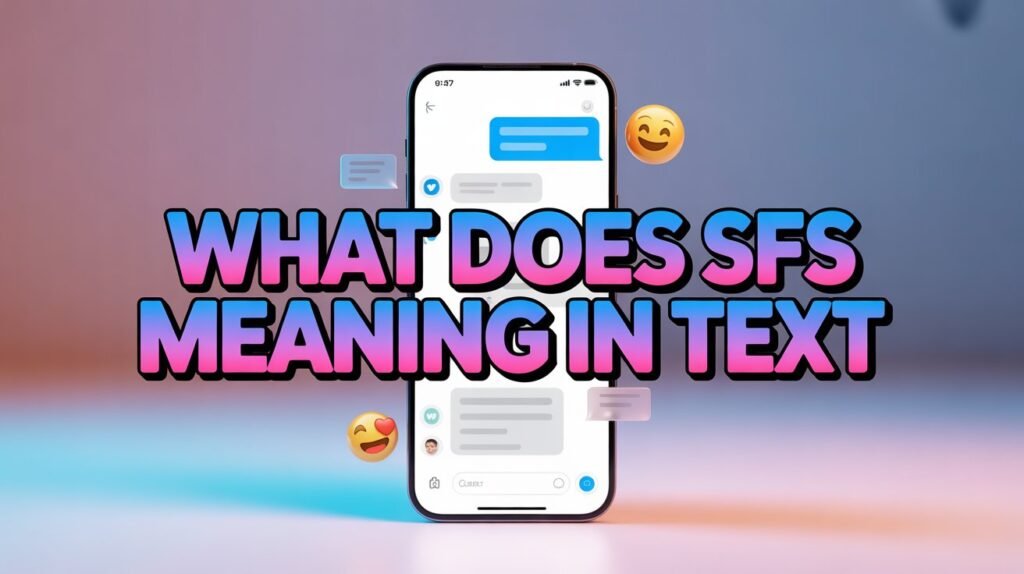 what does social media slang sfs