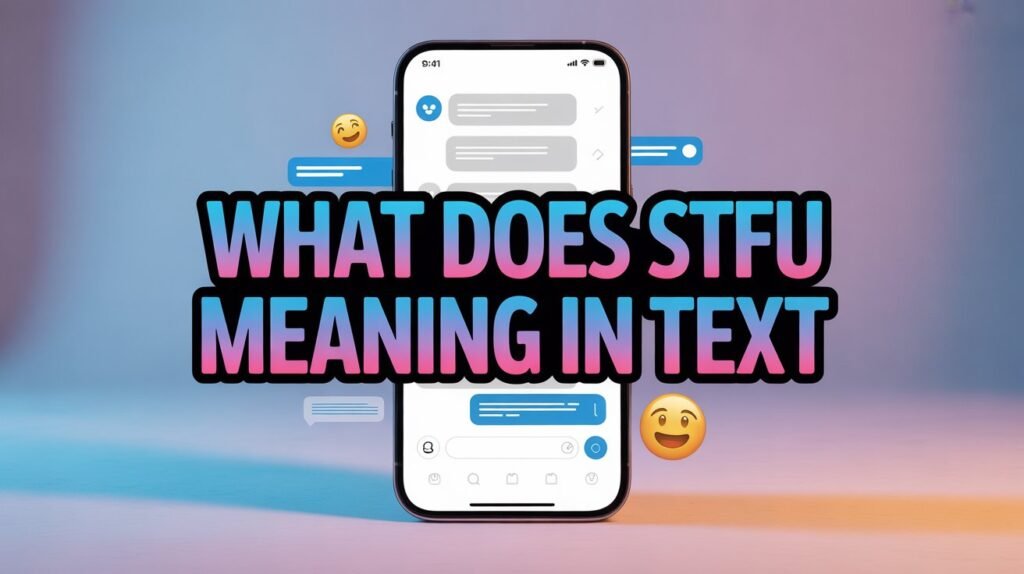 what does stfu in text