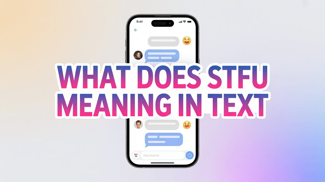 what does stfu meaning in text