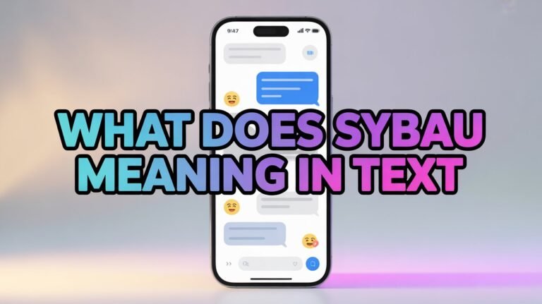 what does sybau meaning in text