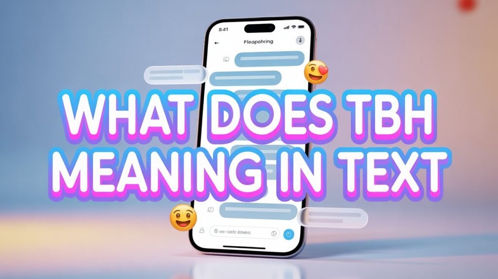 what does tbh slang meaning