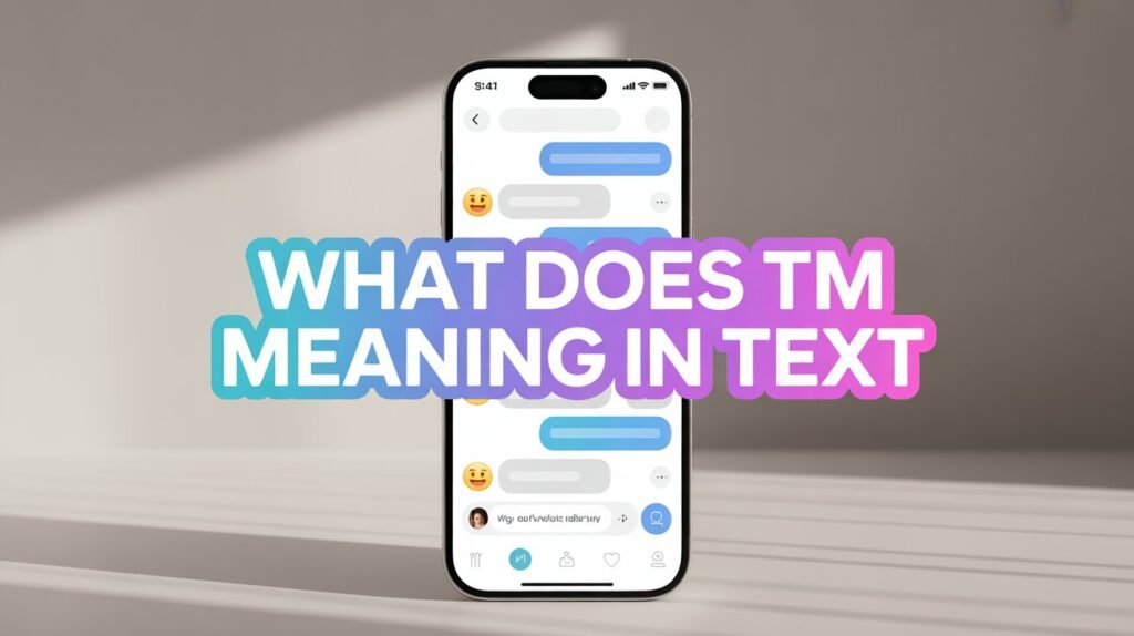 what does tm slang meaning