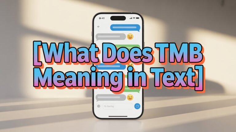 what does tmb meaning in text