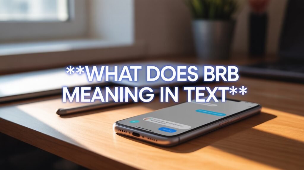what does what is BRB in texting