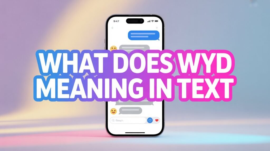 what does wyd meaning in text