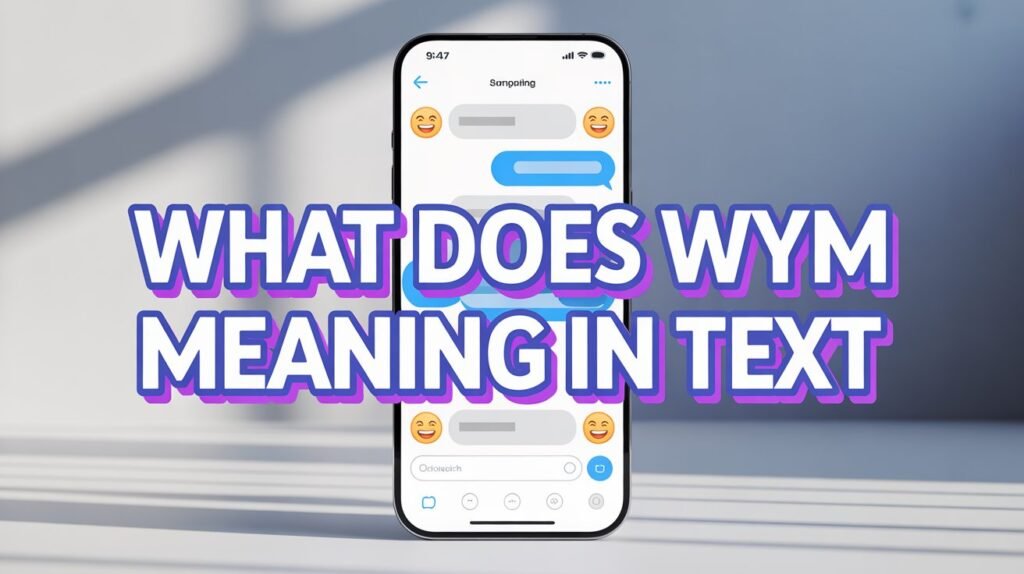 what does wym meaning in text