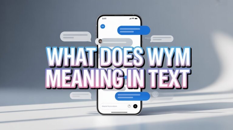 what does wym mean