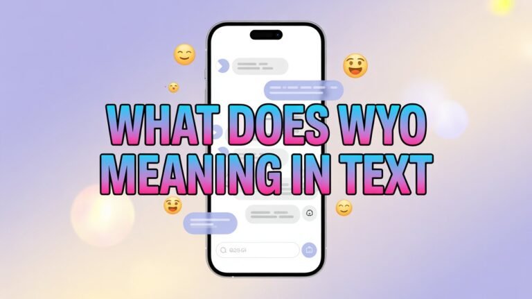 what does wyo meaning in text