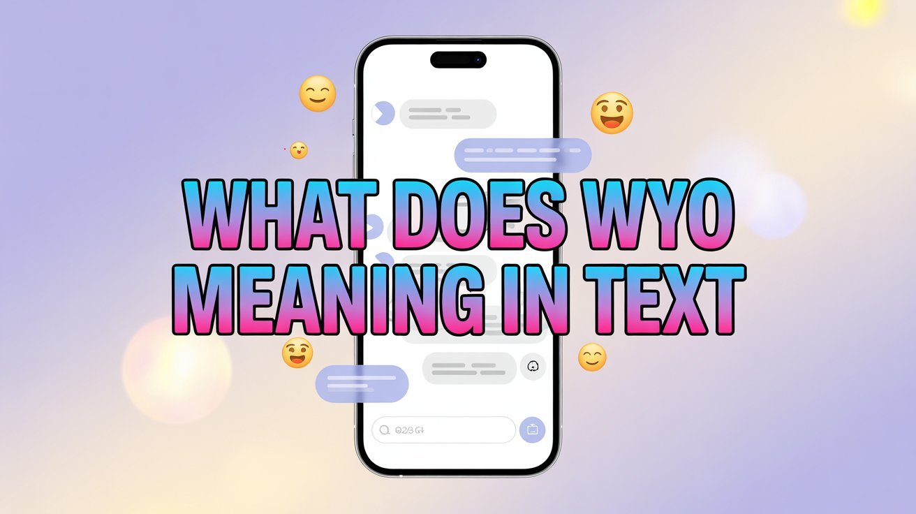 what does wyo meaning in text