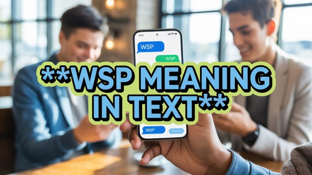 what is WSP in texting