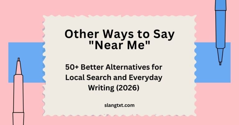 Other Ways to Say Near Me 50+ Better Alternatives for Local Search and Everyday Writing (2026)