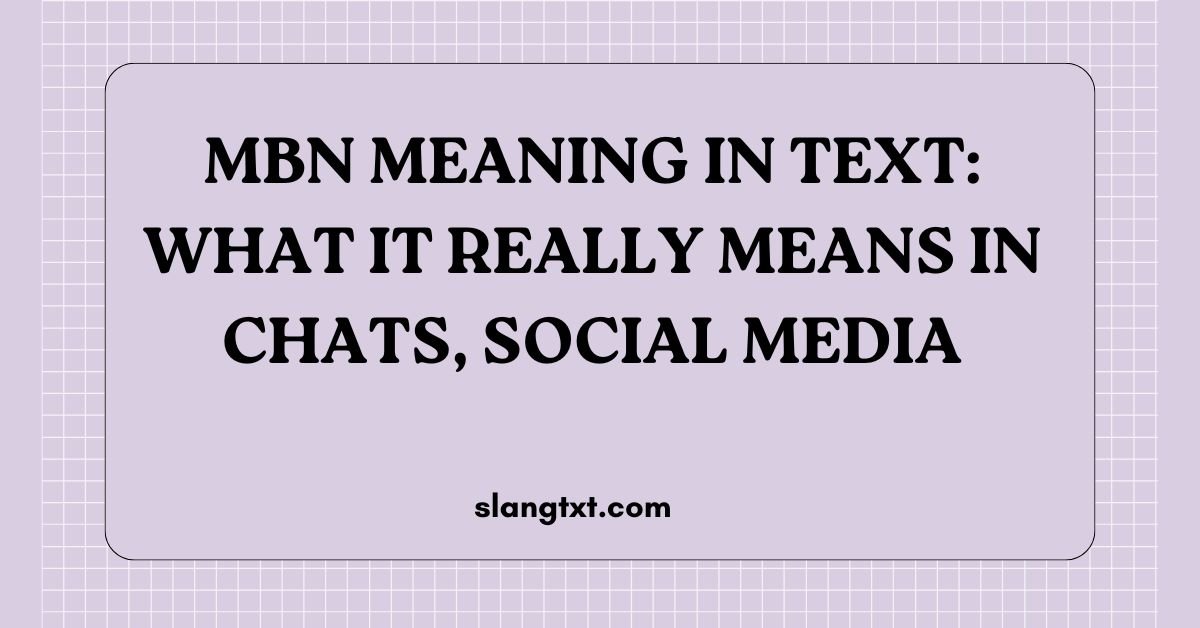 MBN Meaning in Text