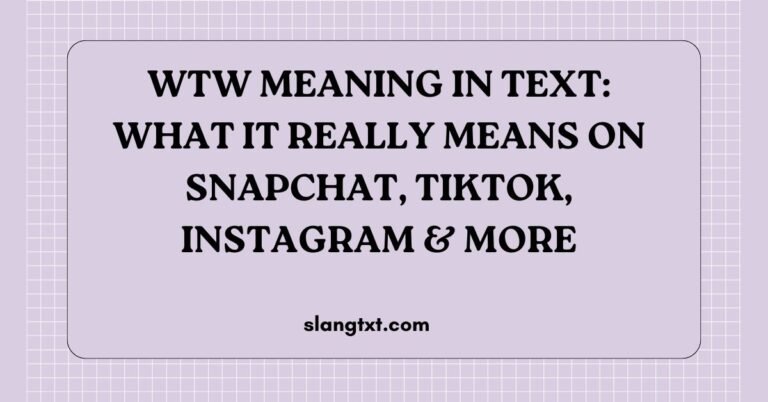 WTW Meaning in Text